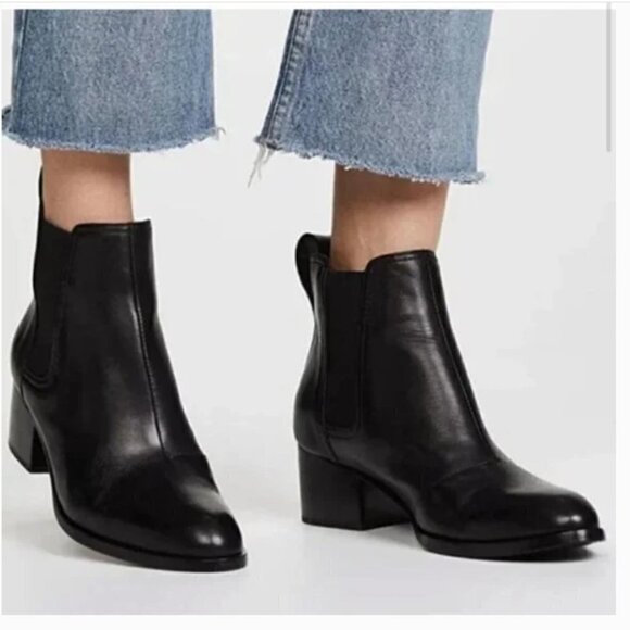 Rag & Bone Walker Italian Lamb Napa Leather Chelsea Ankle Boot - Picture 1 of 14